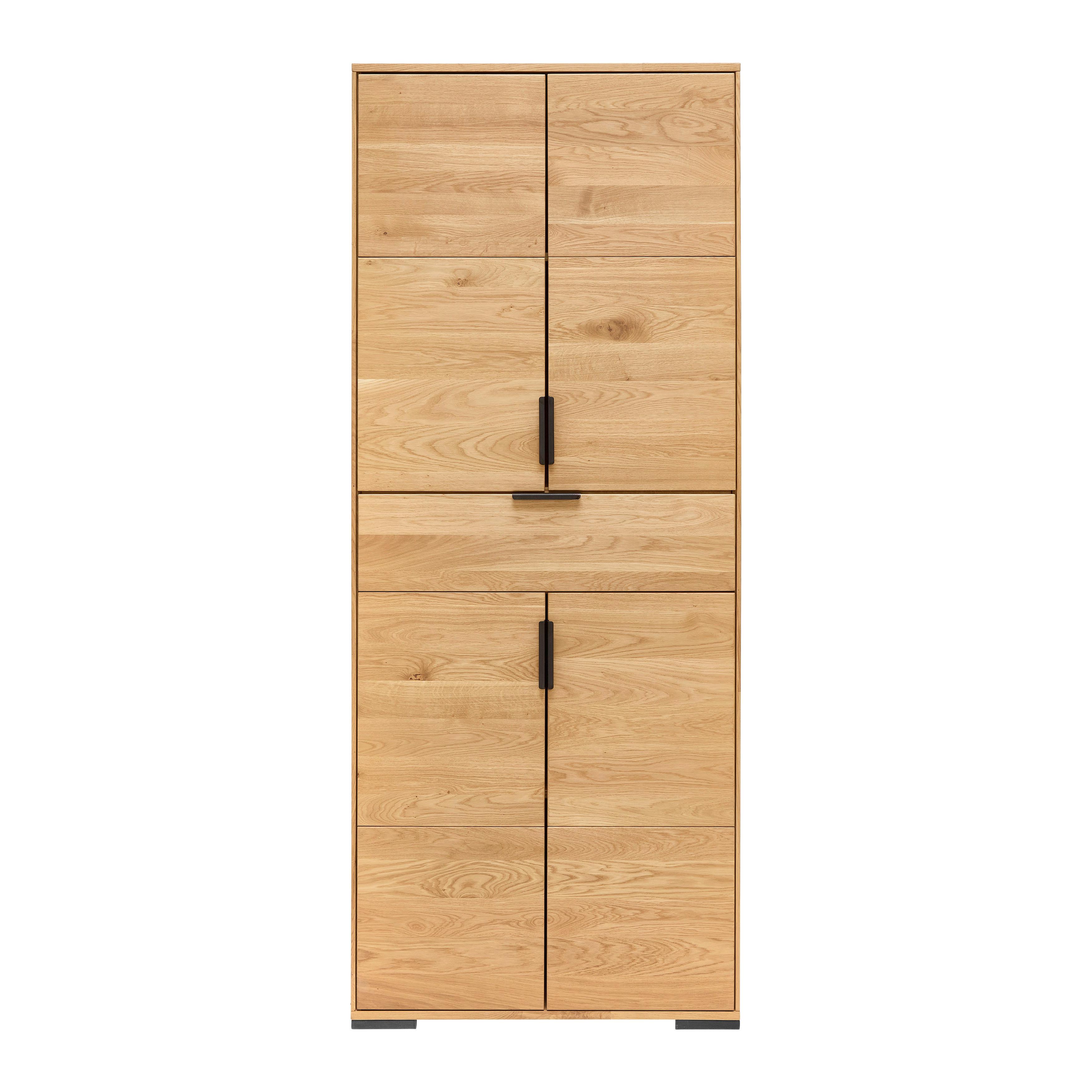 MAPPSKÅP ALBERO - naturfärgad, Modern, trä (80/200/38cm) - Based