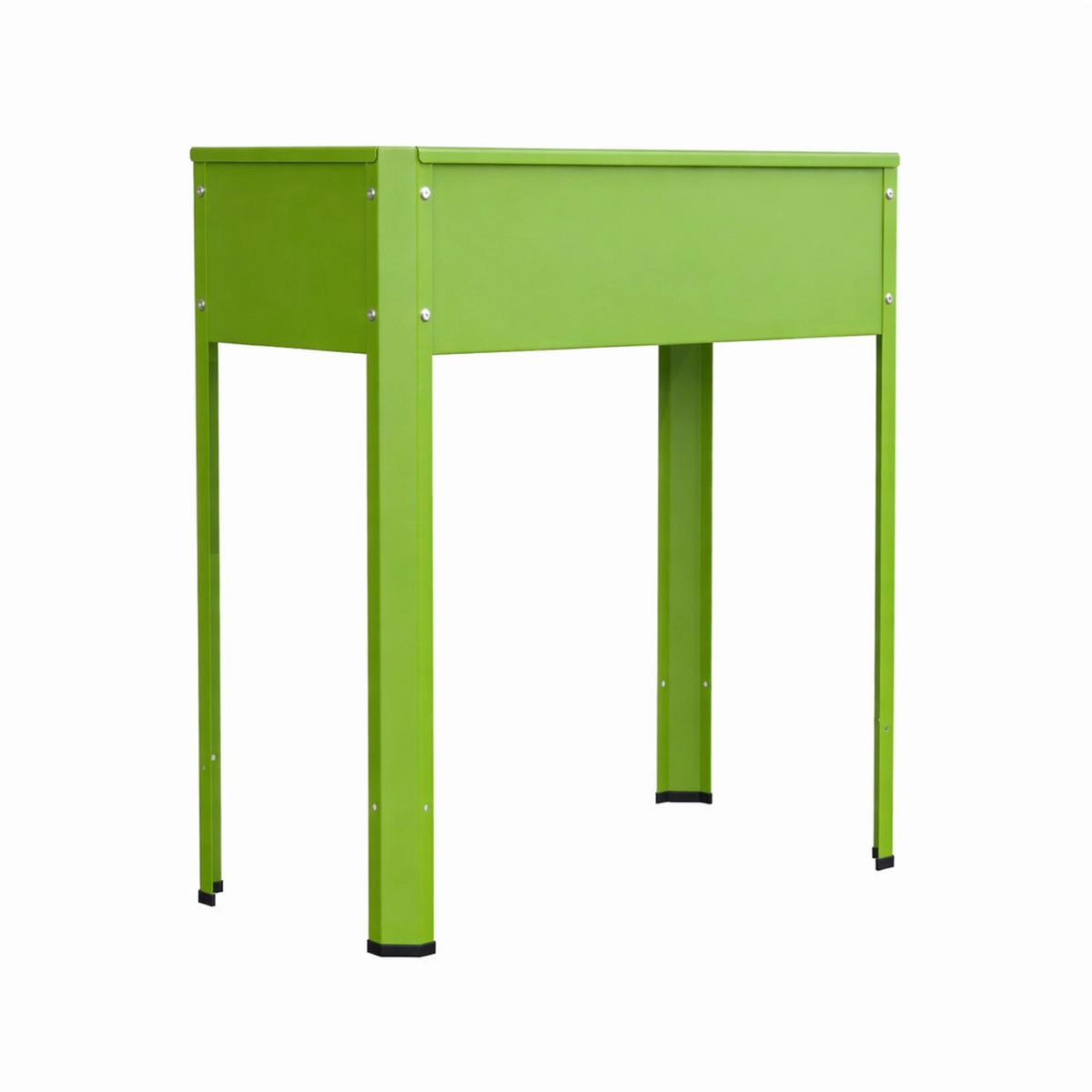 Hochbeet Vcm Hochbeet "balora L" - Grün, Modern, Metall (80/80/35cm)