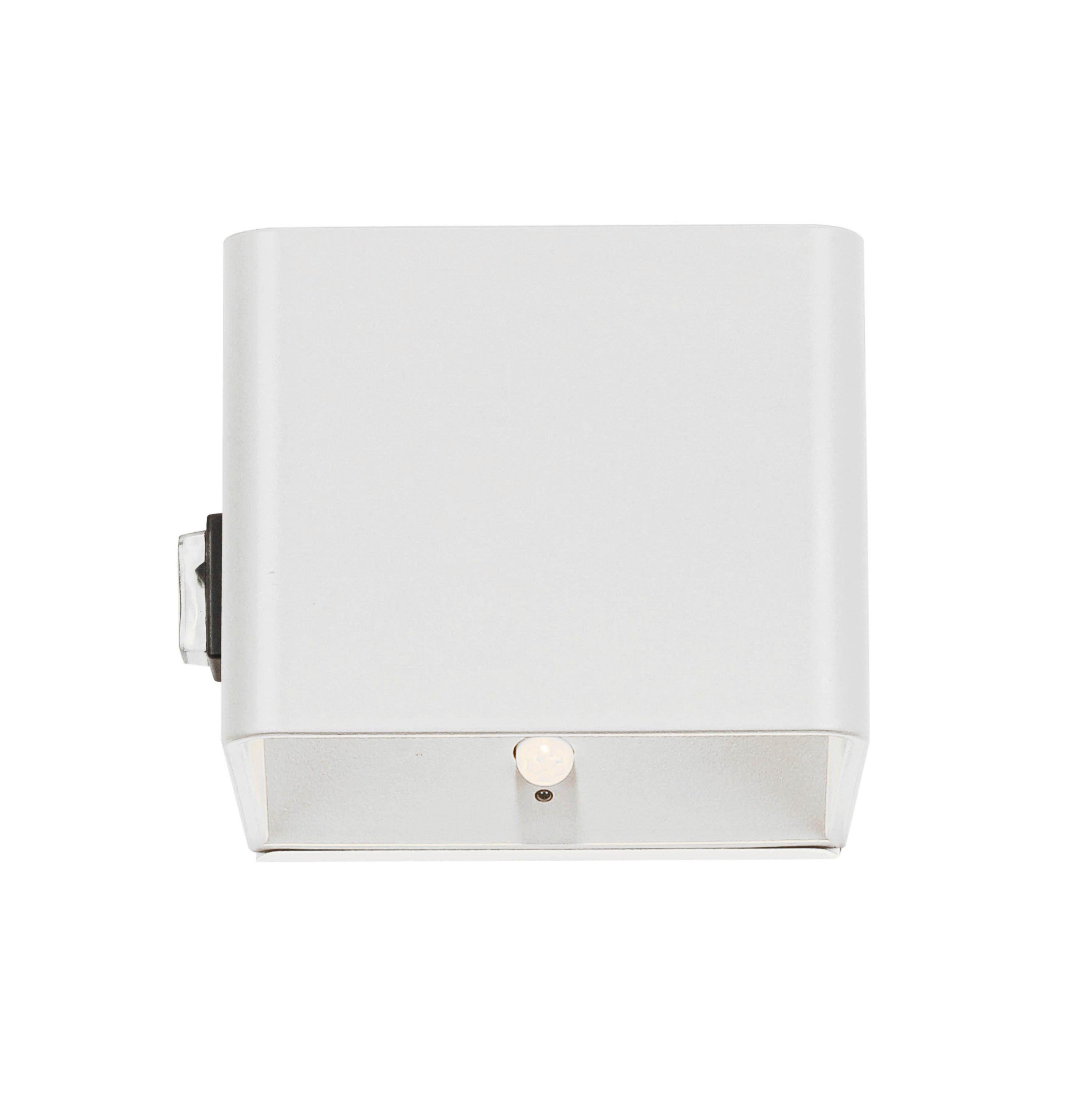 KINKIET AKUMULATOROWY CUBE - biały, Basics, tworzywo sztuczne/metal (10,1/8,05/10,28cm) - Novel