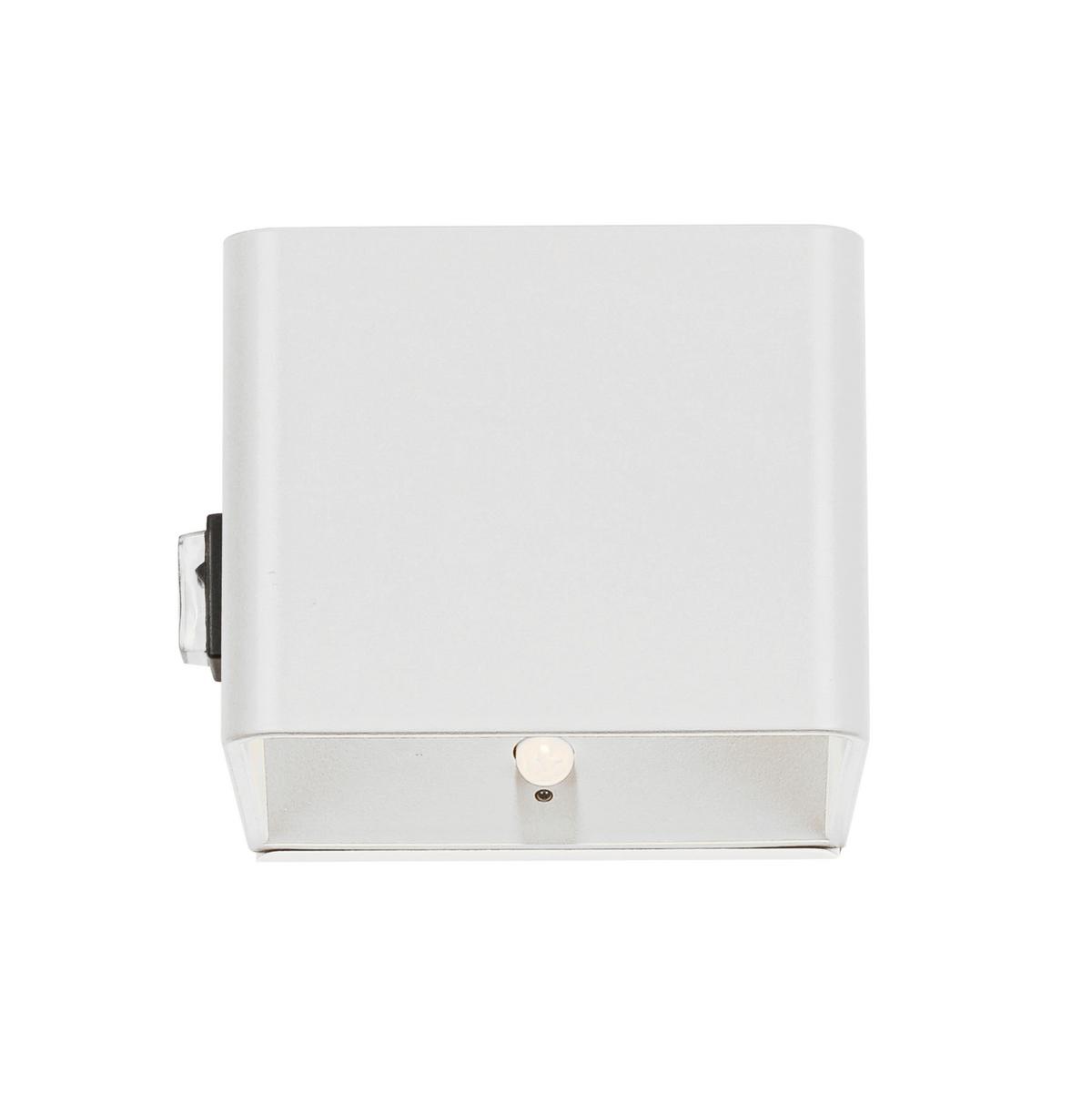 KINKIET AKUMULATOROWY CUBE - biały, Basics, tworzywo sztuczne/metal (10,1/8,05/10,28cm) - Novel