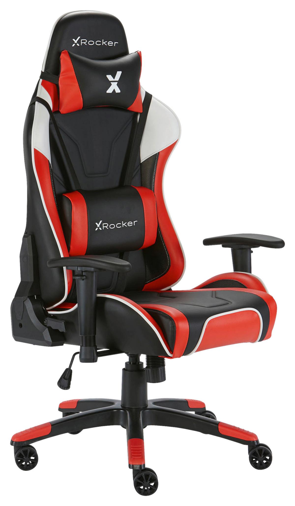 Gamingsessel Agility ca. 59,9x122x66cm Rot/Schwarz - Rot/Schwarz, MODERN, Kunststoff/Textil (59,9/122/66cm) - X Rocker