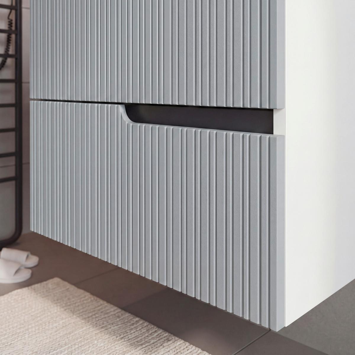Element Ispod Umivaonika Winter - bijela/boje lave, Moderno, drvni materijal (60/51/46cm)