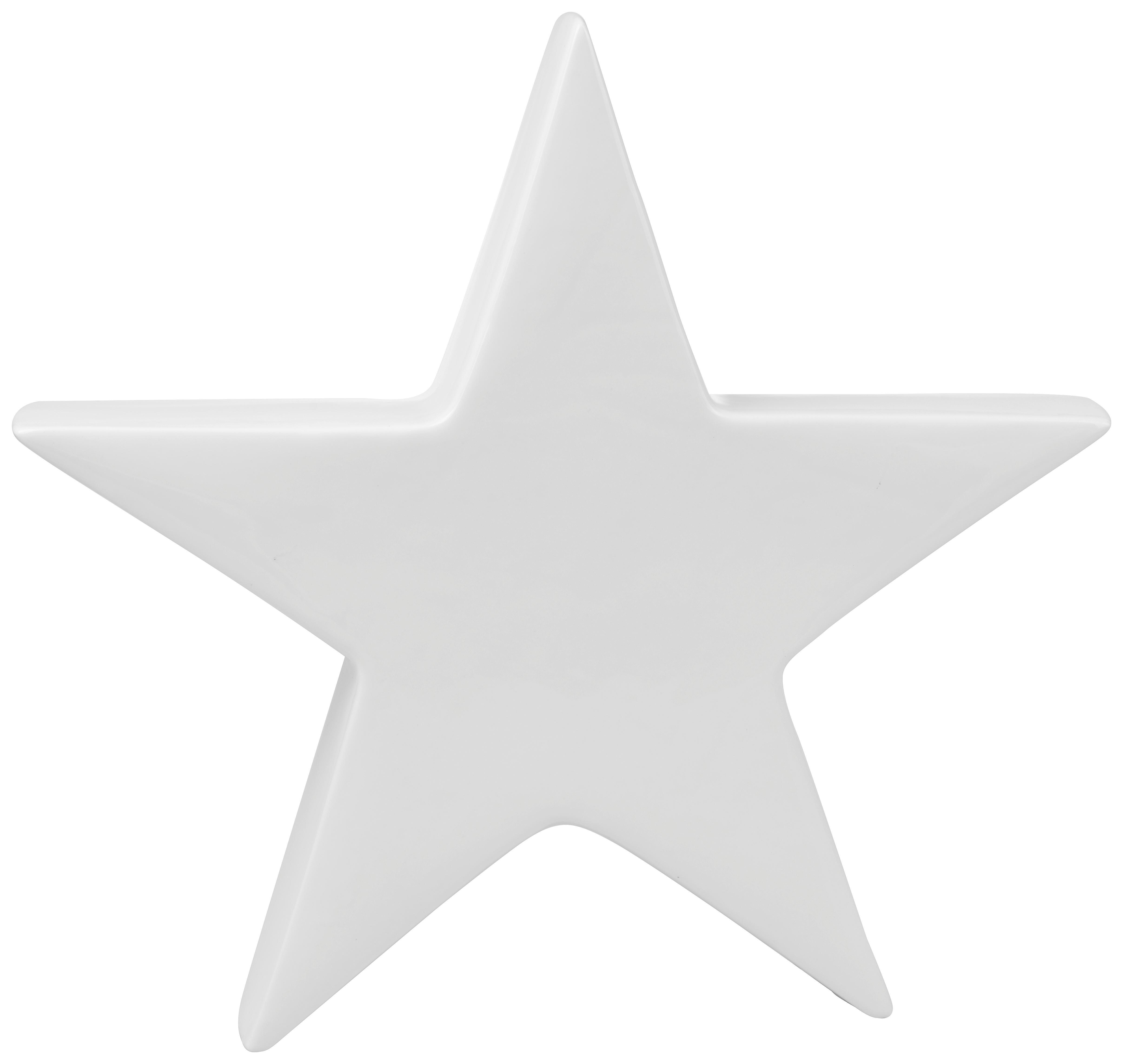 GWIAZDA DEKORACYJNA 8448110 - biały, Lifestyle, ceramika (42/8/39cm) - X-Mas