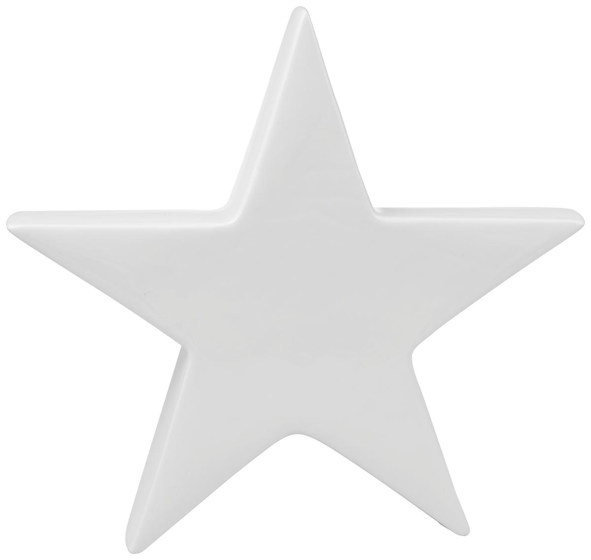 GWIAZDA DEKORACYJNA 8448110 - biały, Lifestyle, ceramika (42/8/39cm) - X-Mas