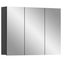 Spiegelschrank Soft ca. 80x60x15 cm Grau - MODERN, Glas/Holzwerkstoff (80/60/15cm) - MID.YOU