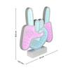 LED-DEKORATIONSLAMPA FRANI - vit/kromfärg, Modern, plast (22,9/4,6/25,3cm) - Mömax