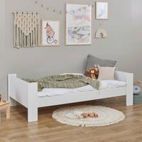 Kinder-/Juniorbett Weiß ca. 90x200 cm - Naturfarben/Weiß, MODERN, Holz/Holzwerkstoff (90/200cm) - MID.YOU