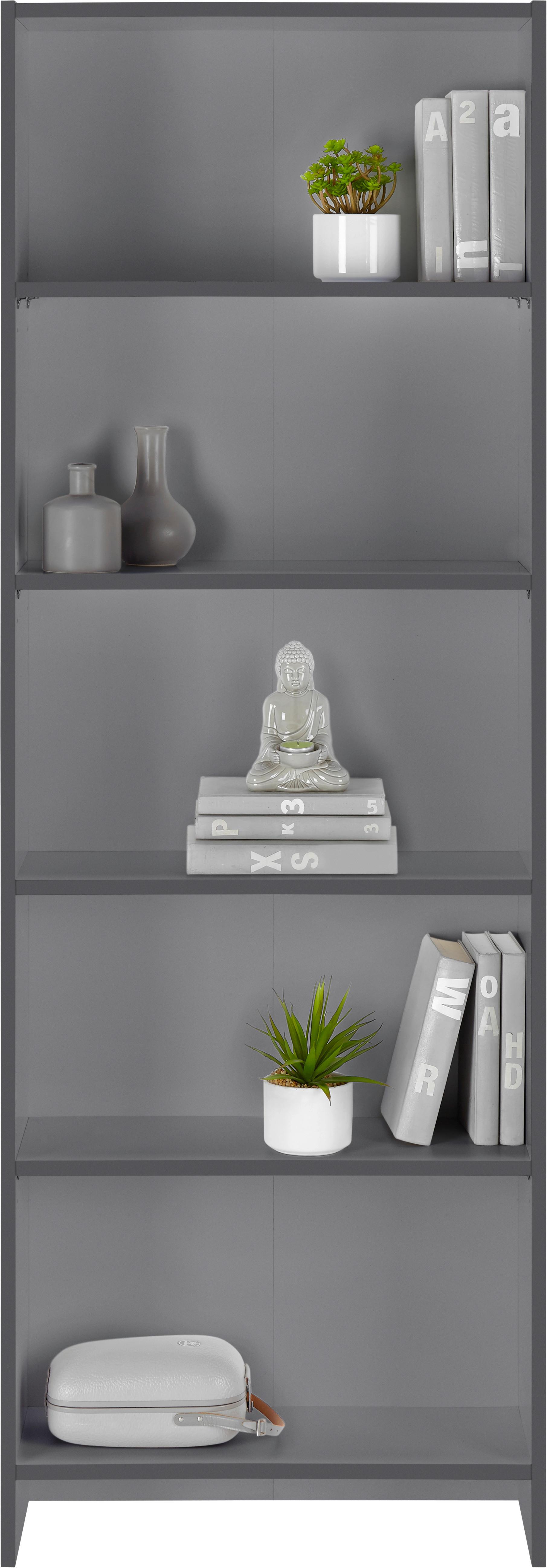 Regal in Anthrazit - Anthrazit, MODERN, Holzwerkstoff (60/175/24cm) - Based