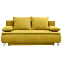 Canapea extensibilă MONA - galben, Modern, textil (208/100/106cm) - Modern Living