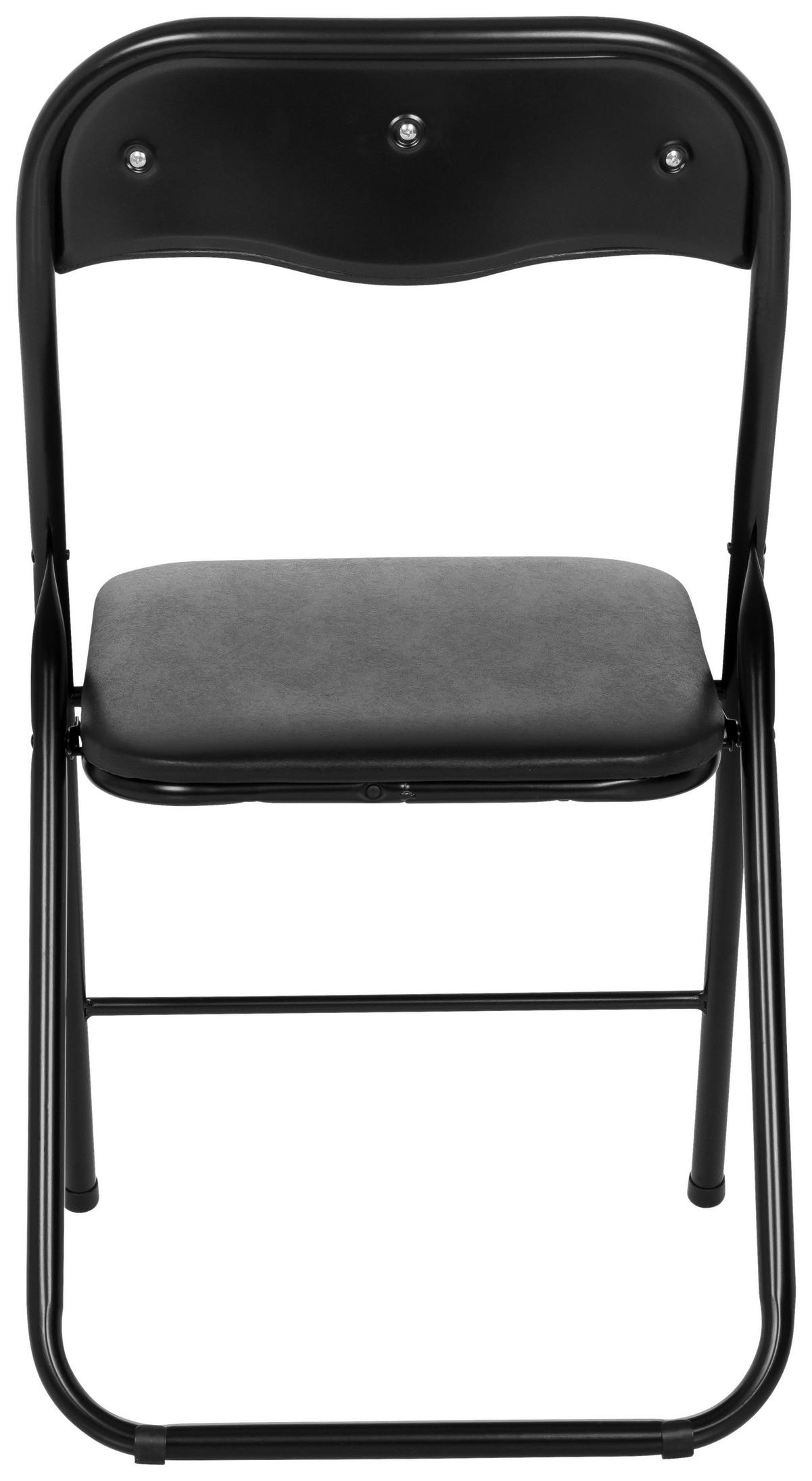 Zložljiv Stol Tudela Basic, Črna - črna, Moderno, kovina (44/81/48cm) - MID.YOU