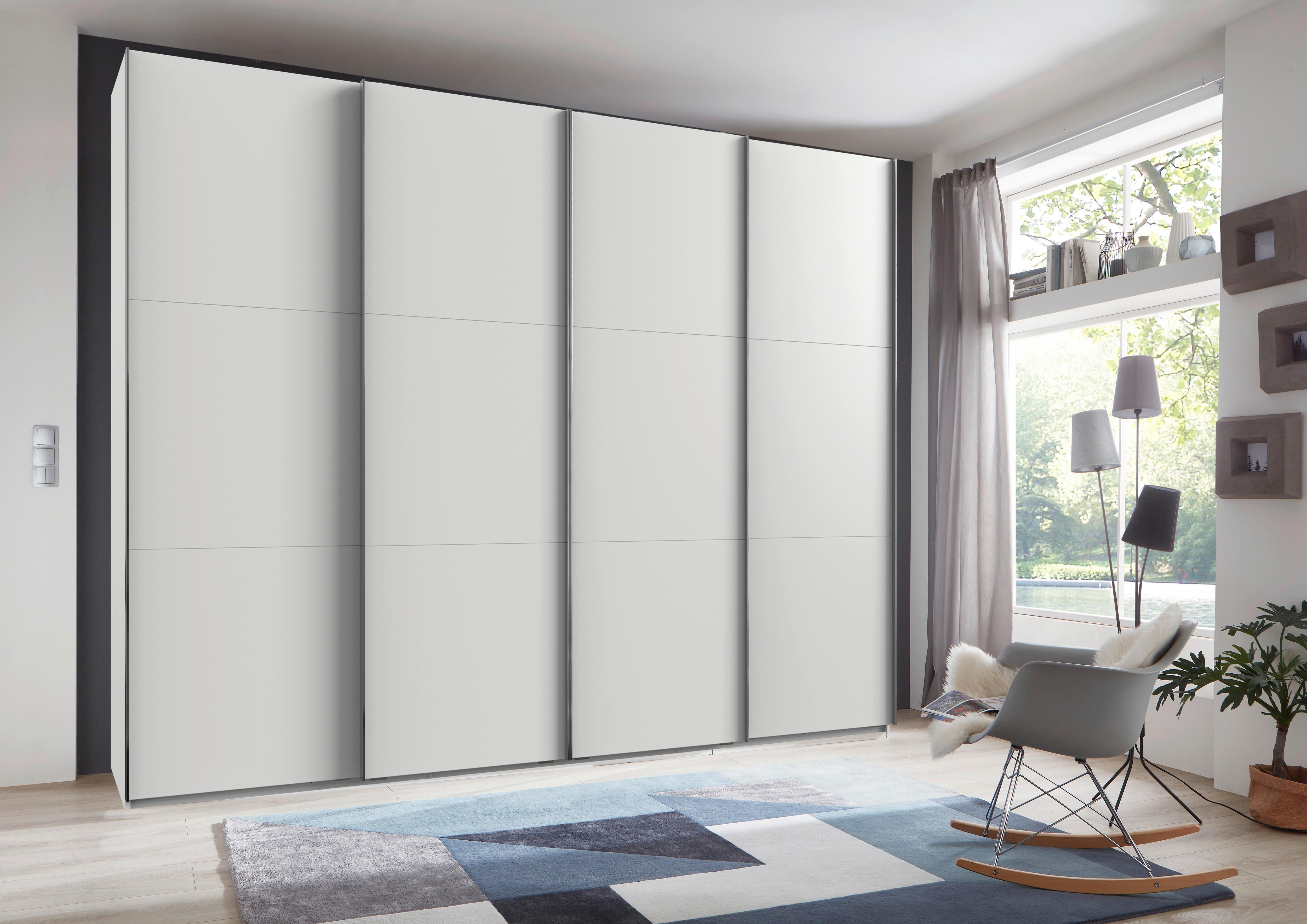 Ormar S Kliznim Vratima Level 36 A - bijela/boje kroma, Moderno, drvni materijal (300/236/65cm) - Modern Living