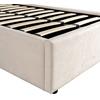 STOPPAD SÄNG SIENNA -EXKLUSIV- -BASED- - beige/svart, Lifestyle, metall/trä (90/200cm) - Based