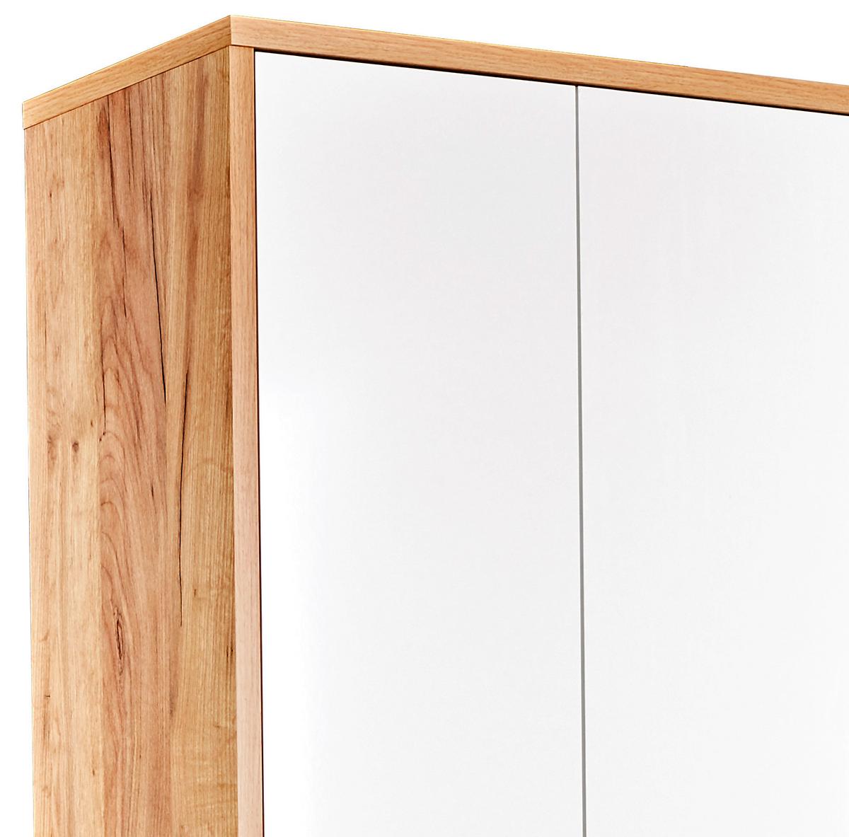 Aktaszekrény 2 Ajtós Profi - tölgyfa színű/fehér, Modern, faalapú anyag (75/220/35cm) - Ondega