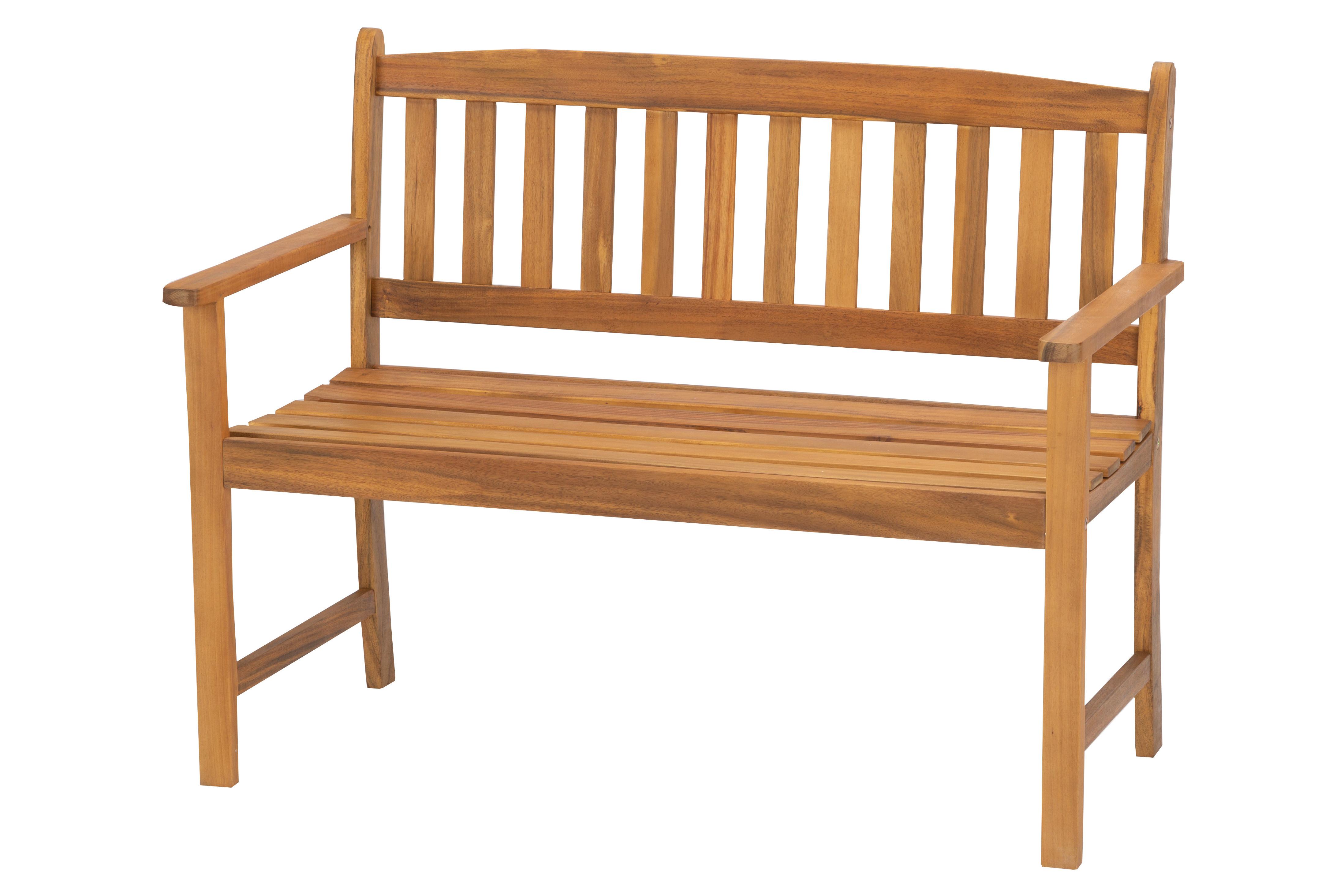 Gartenbank Holz 2-Sitzer Woody - Akaziefarben, Basics, Holz (110/56/86cm) - Acamp