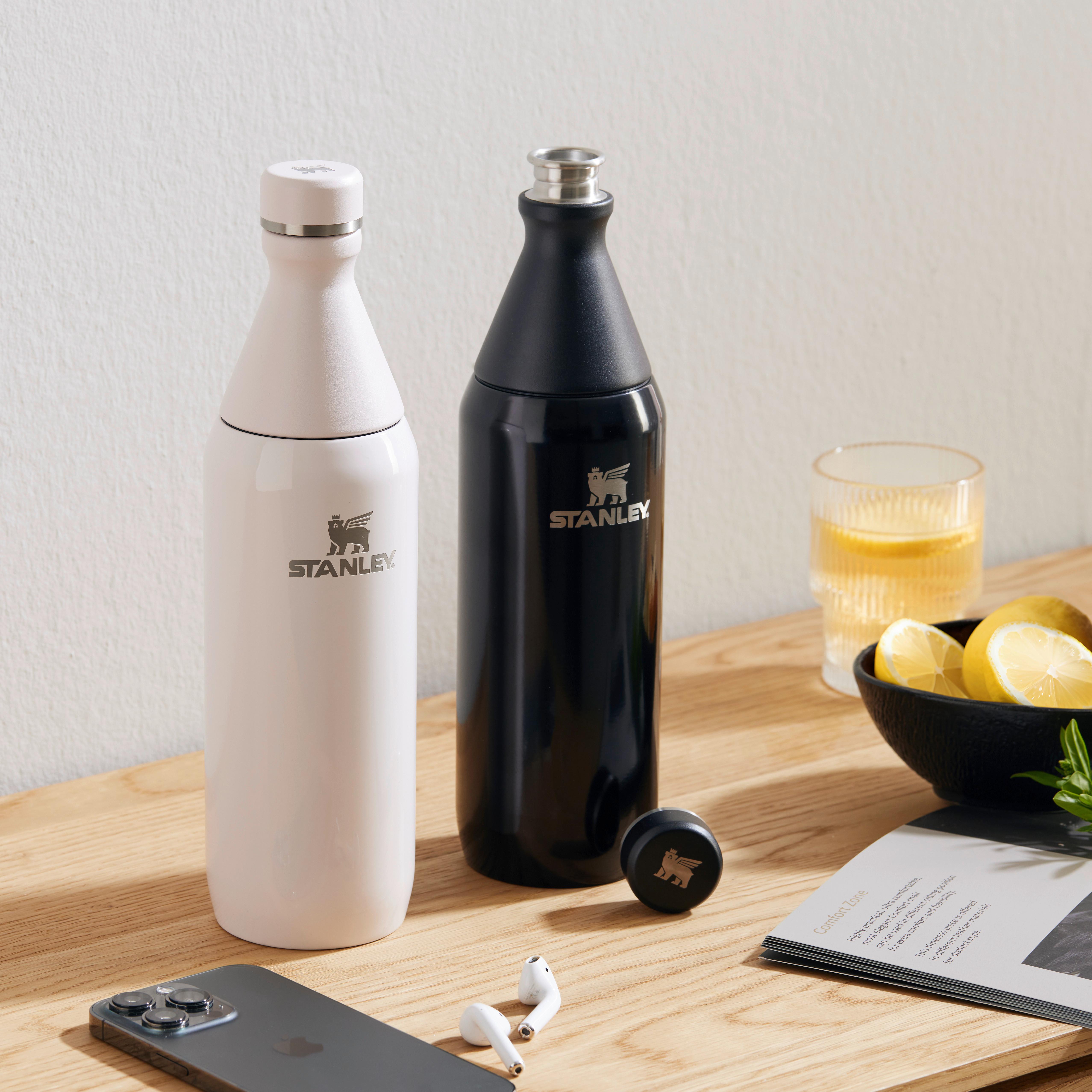 Trinkflasche Stanley all day slim bottle Hellrosa ca. 600ml - Hellrosa, MODERN, Metall (7/7/26,7cm)