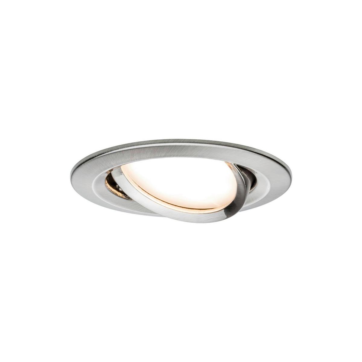 Deckenleuchte Nova in Alufarben max. 6,5 Watt - Basics (8,4cm) - Paulmann