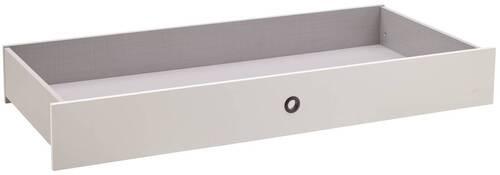 Bettschubkasten LEO in Weiss 2er-Set - Weiss, Konventionell, Holzwerkstoff/Metall (141/20/61cm) - Premium Living