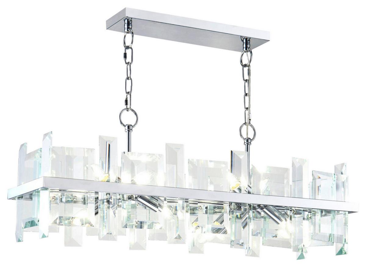 Pendelleuchte Cerezo Chromfarben max. 40 Watt - Chromfarben, Basics, Glas/Metall (85,5/34/26,5cm) - MAYTONI