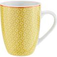 Kaffeebecher Sahara in Gelb aus Porzellan - Gelb/Orange, LIFESTYLE, Keramik (8/10,3cm) - MÖMAX modern living