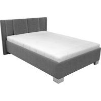 Tapecirani Krevet Stilo - bijela/siva, drvo/tekstil (140/200cm)