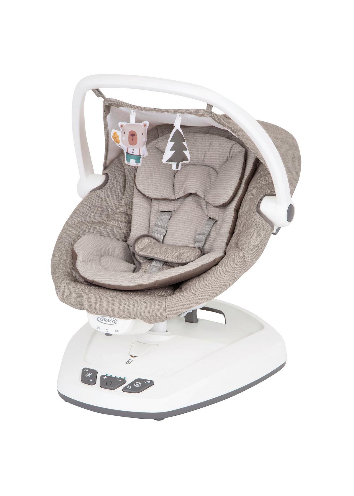 BUJAK 1AH998LLAEU MOVE WITH ME - jasnoszary/biały, Basics, metal/tkanina (69/52,5/67,5cm) - Graco