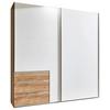 Ormar S Kliznim Vratima Level 36a - bijela/boje hrasta, Moderno, drvni materijal/metal (250/216/65cm) - Modern Living