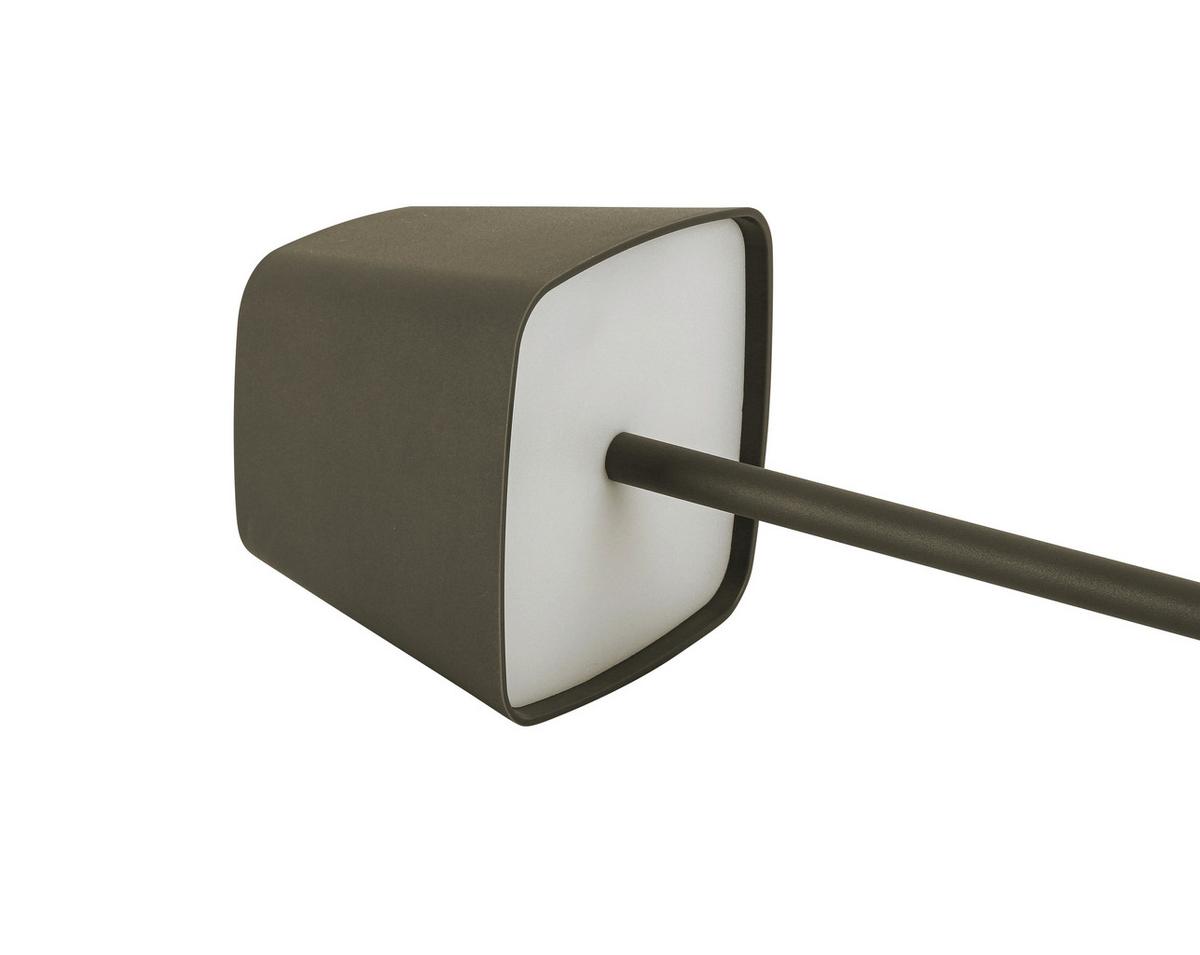 LAMPA STOŁOWA Z AKUMULATOREM LINO *SBN* - szary, Design, tworzywo sztuczne/metal (10/38cm) - Novel