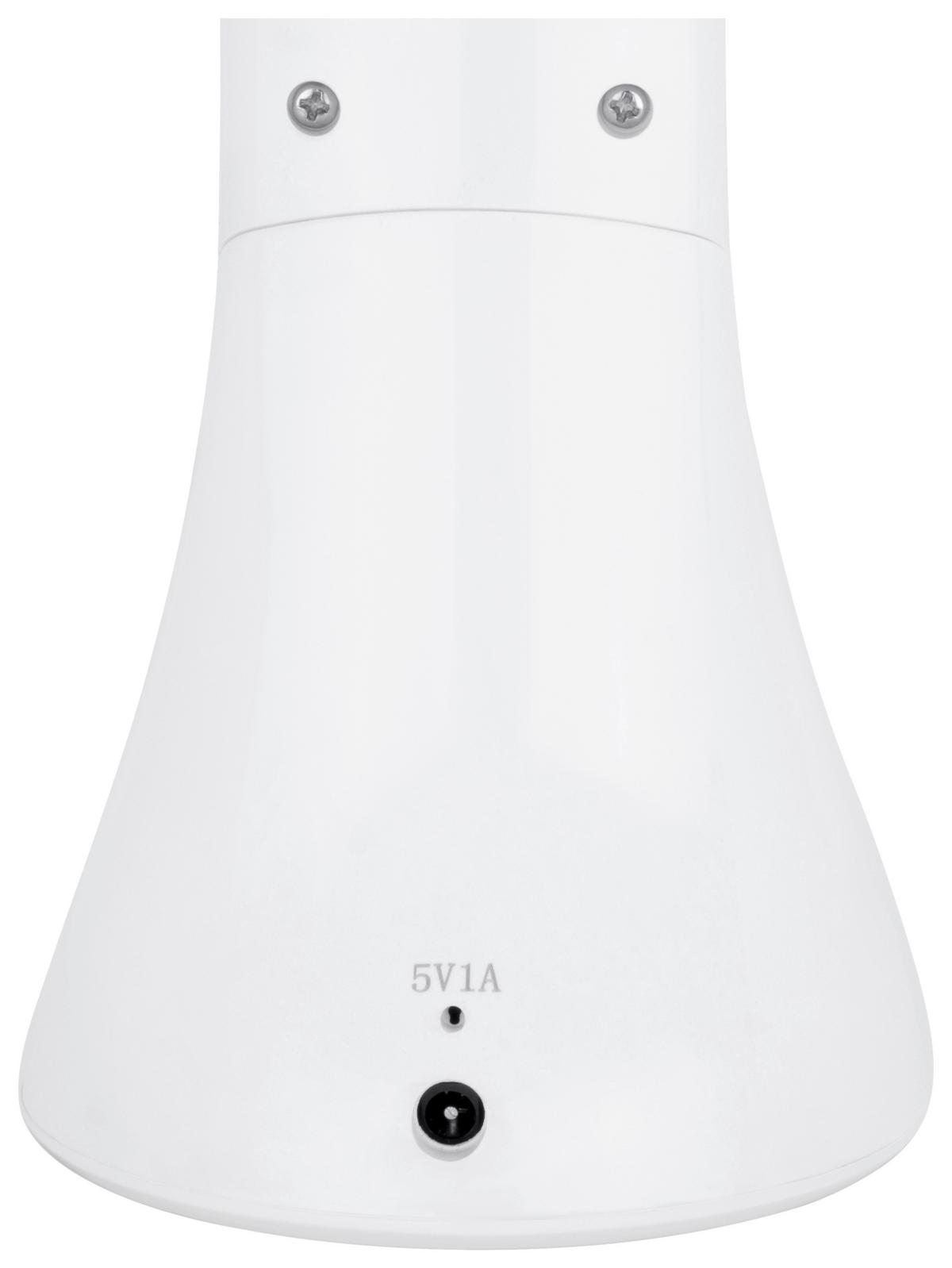Led Íróasztali Lámpa Uff - fehér, Modern, műanyag (7,8/7,8/24,8cm) - Mömax