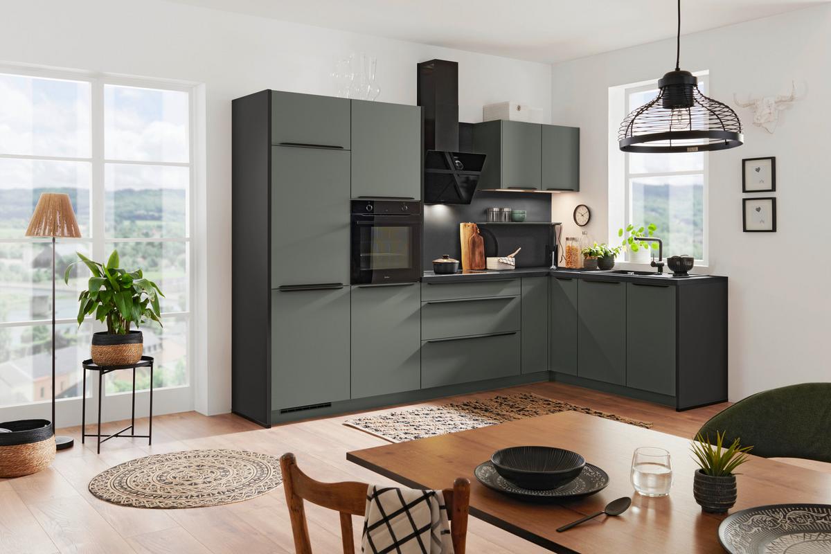 Bucătărie la comandă Easytouch - Modern, material pe bază de lemn (312,5/187,5cm) - Nobilia
