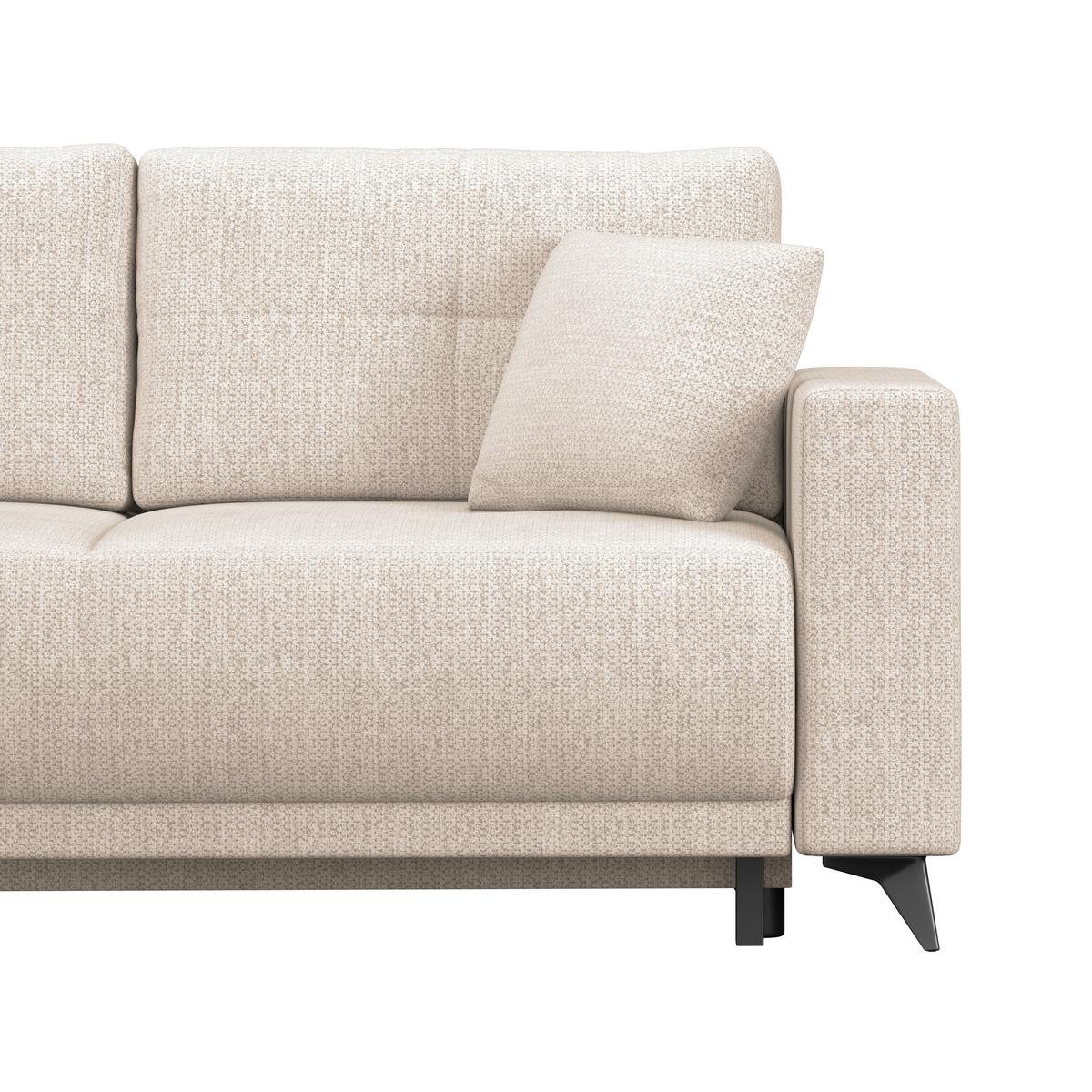 Kutna Garnitura Texas - bež/crna, Konvencionalno, drvo (203/259cm)