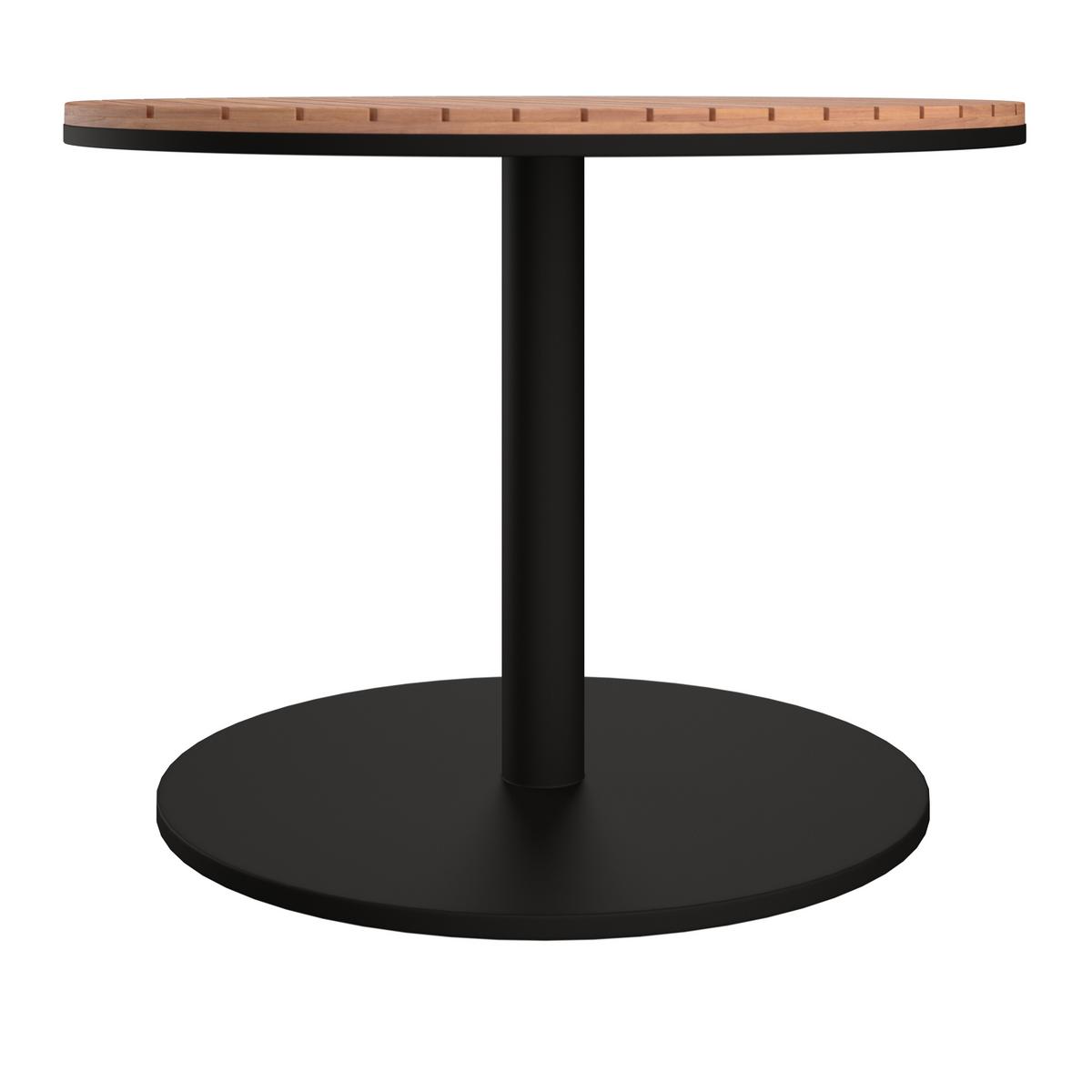 KOMPLET OGRODOWY GIOVANNA - kolor akacjowy/czarny, Modern, metal/tkanina (100/74cm) - Bessagi Garden