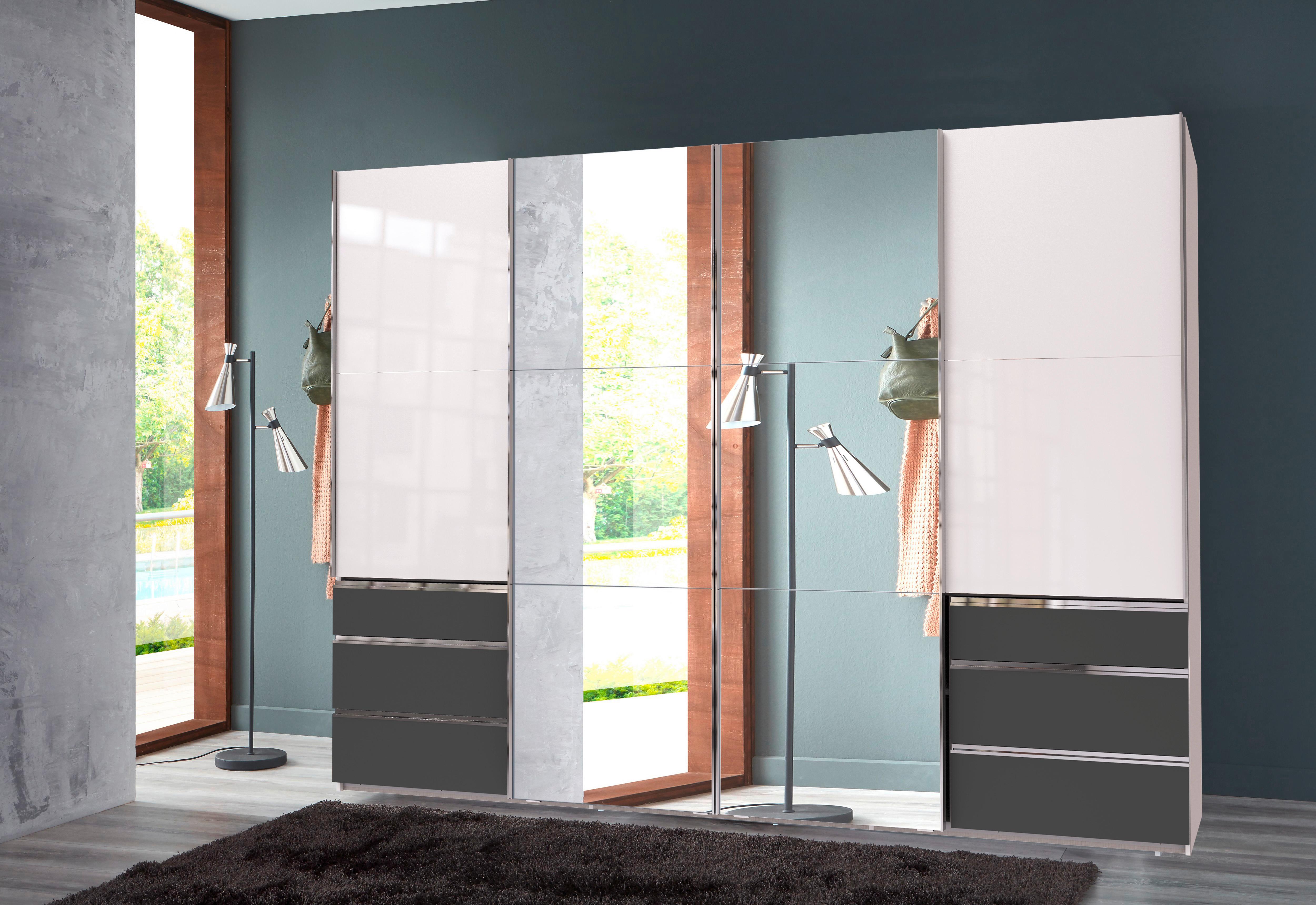 Omara Z Drsnimi Vrati Level 36 D - Trendi (300/216/65cm) - Modern Living