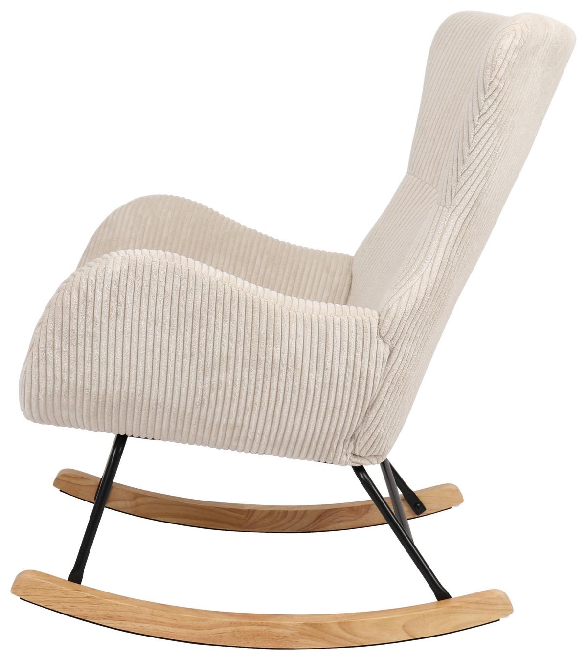 Gugalni Fotelj Granny, Krem Barva - krem barve/naravne barve, Moderno, kovina/tekstil (67/92/85cm)
