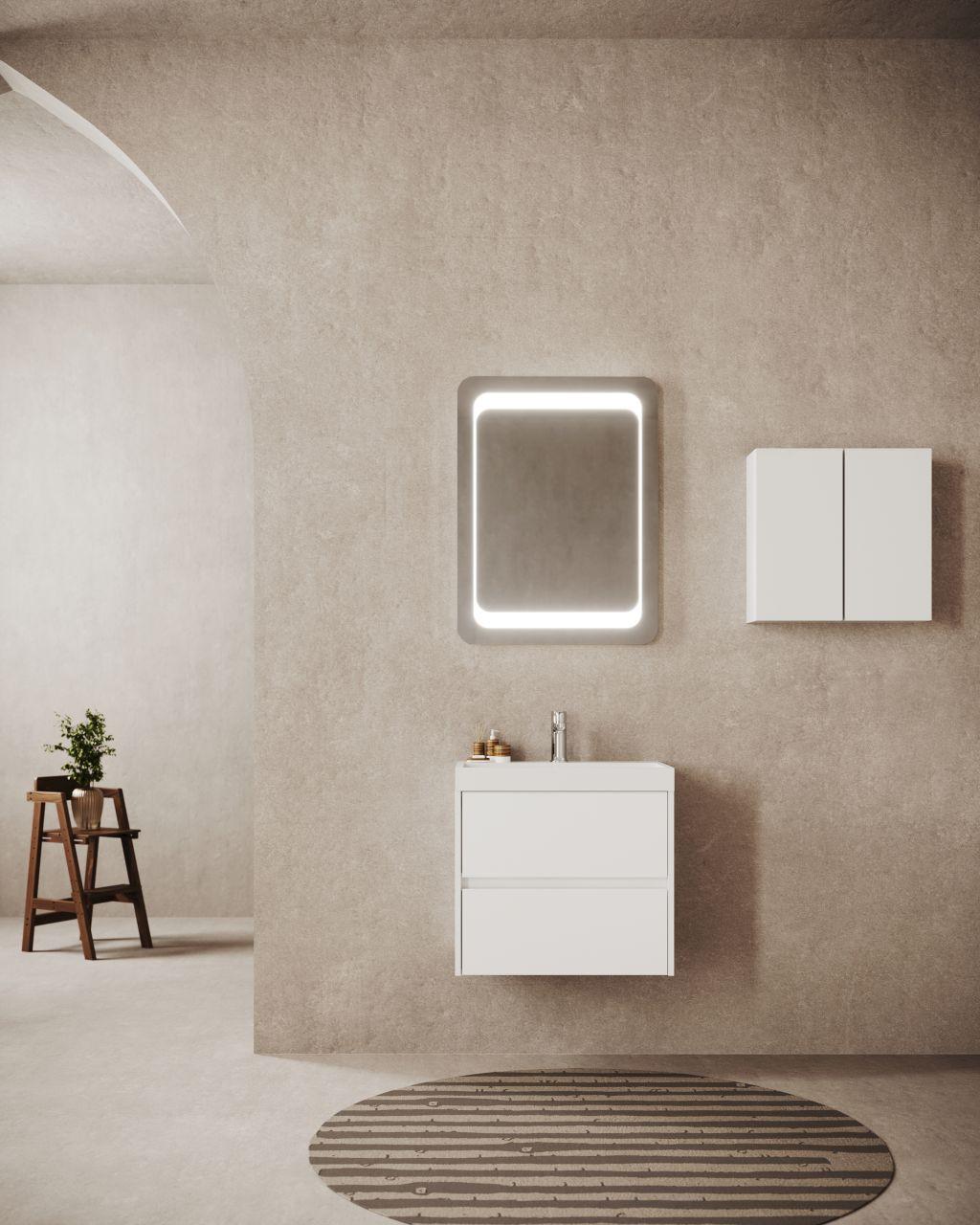 Oglindă iluminată SPR101 - Modern (80/60/3cm) - Best Price