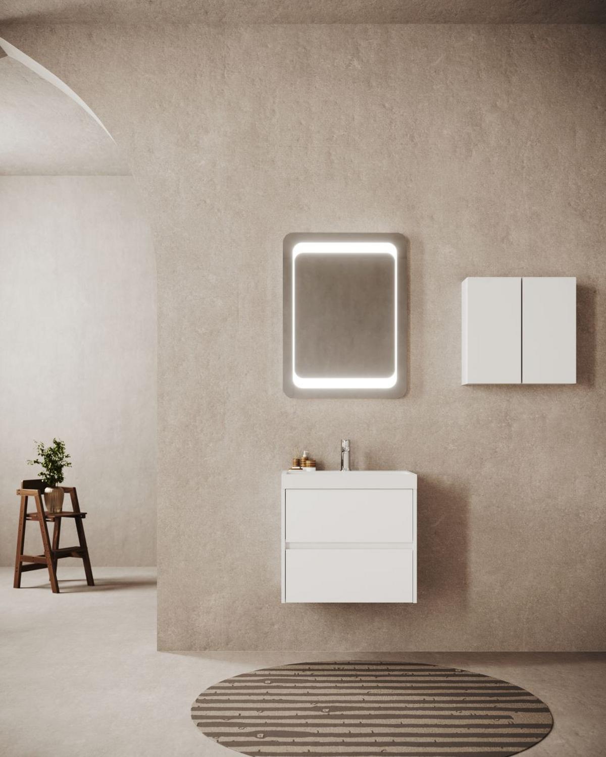 Oglindă iluminată SPR101 - Modern (80/60/3cm) - Best Price