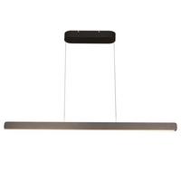 LAMPA WISZĄCA LED LINCOLN *SBN* - antracytowy/czarny, Basics, tworzywo sztuczne/metal (110/9/60-180cm) - Novel