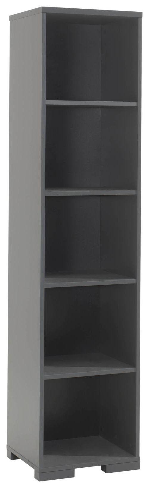 Regal London Anthrazit - Anthrazit, MODERN, Holzwerkstoff (45,5/195,2/45cm) - Vipack