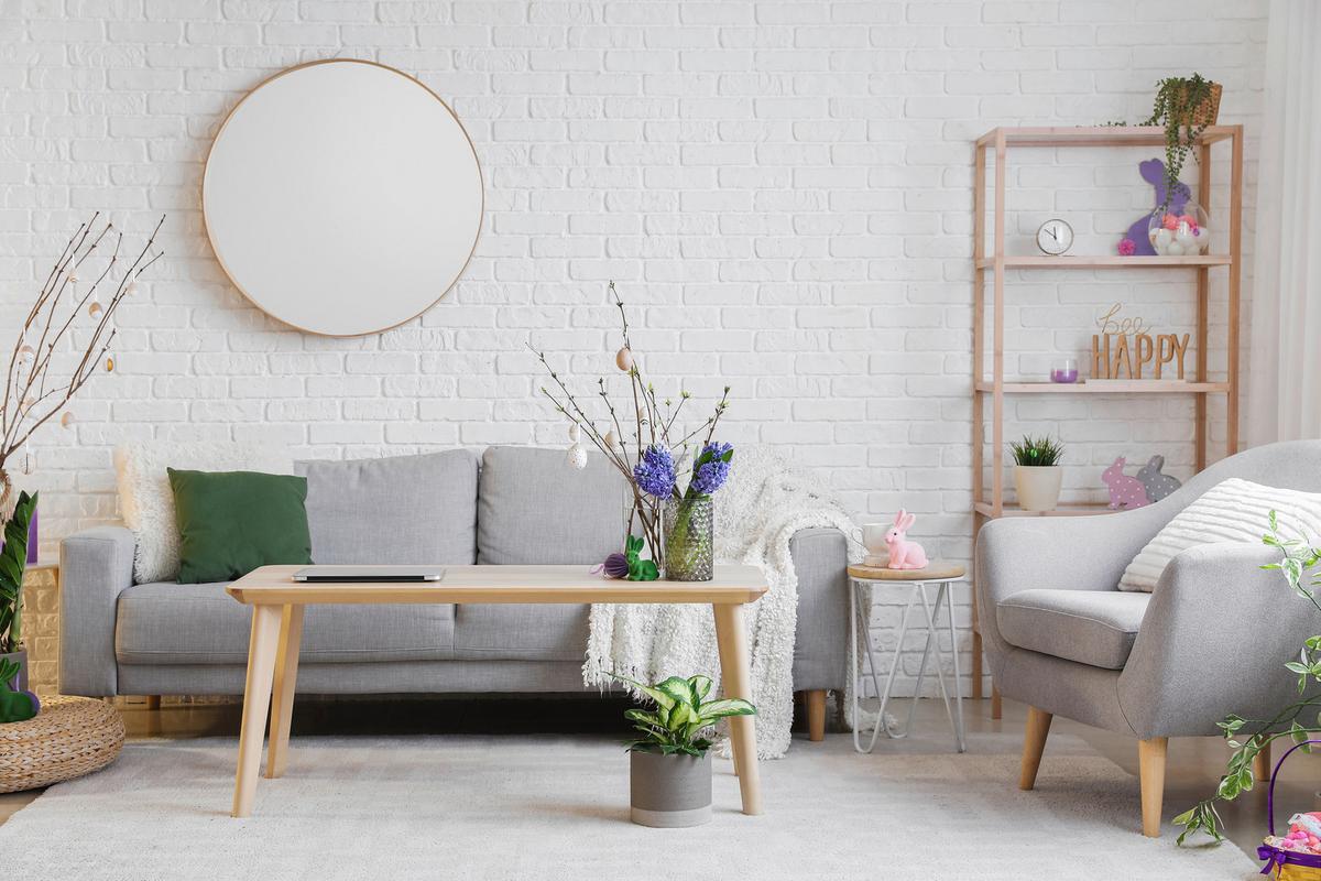 Fali Tükör Kerek Britta - aranyszínű/átlátszó, Modern, üveg/fém (80cm)