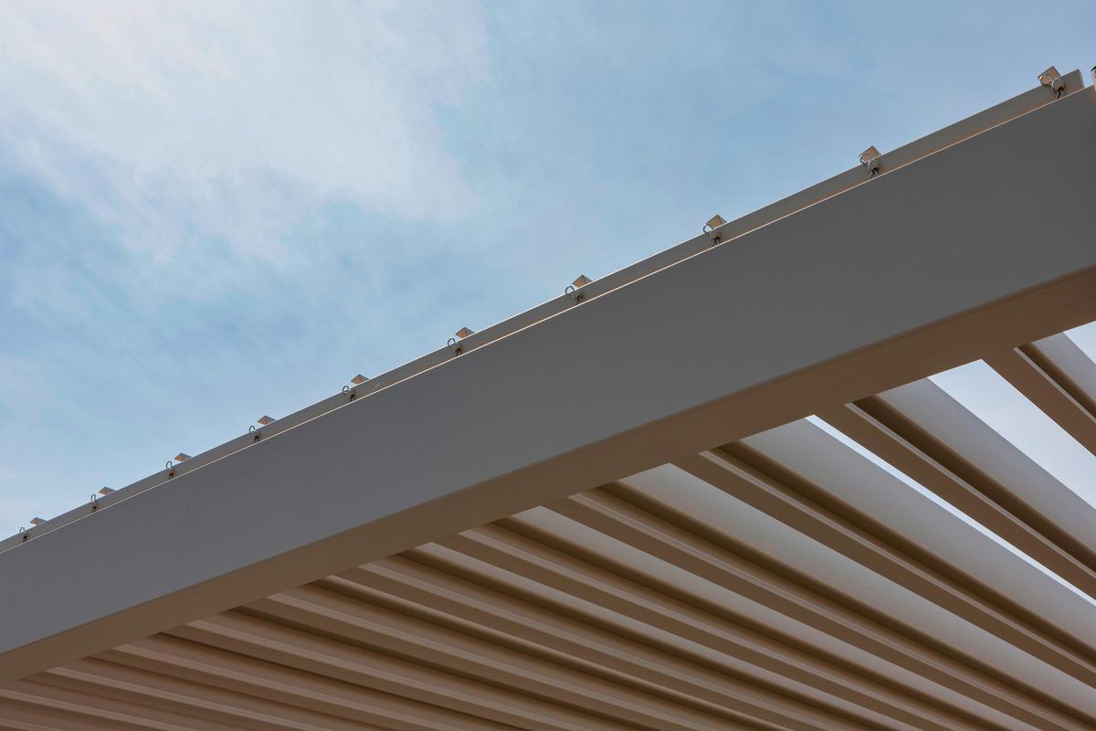Pergola Deluxe ca. 400x250x300 cm Grau - Grau, LIFESTYLE, Metall (400/250/300cm) - Gardenson