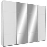 Schwebetürenschrank in Weiß mit Spiegel - Weiß, KONVENTIONELL, Holzwerkstoff (270/230/62cm) - Mömax