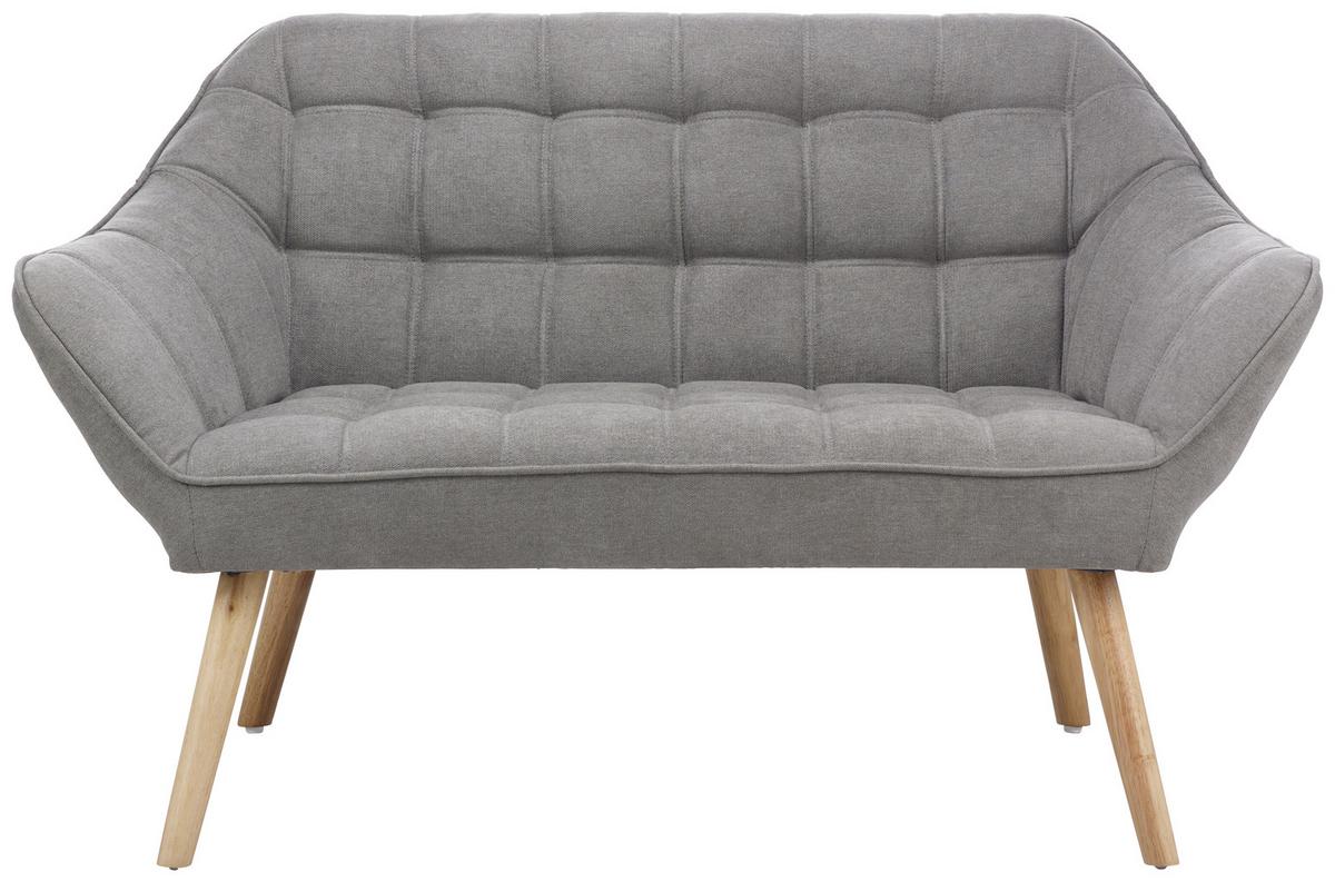 Kanapé Monique - szürke, Modern, textil/fa (127/76/74,5cm) - Bessagi Home