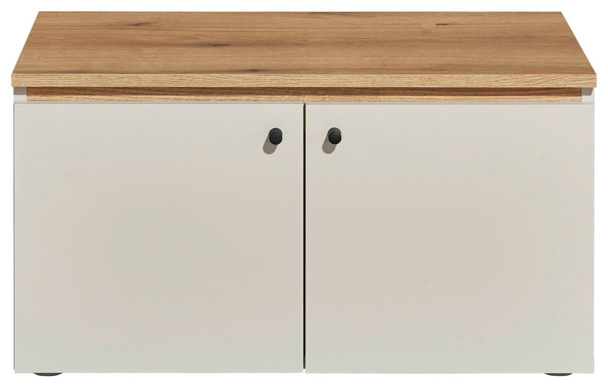 Garderobna Klop Lime, Kašmir, Barva Hrasta - črna/kašmir, Trend, umetna masa/leseni material (70/45/38cm) - Livetastic