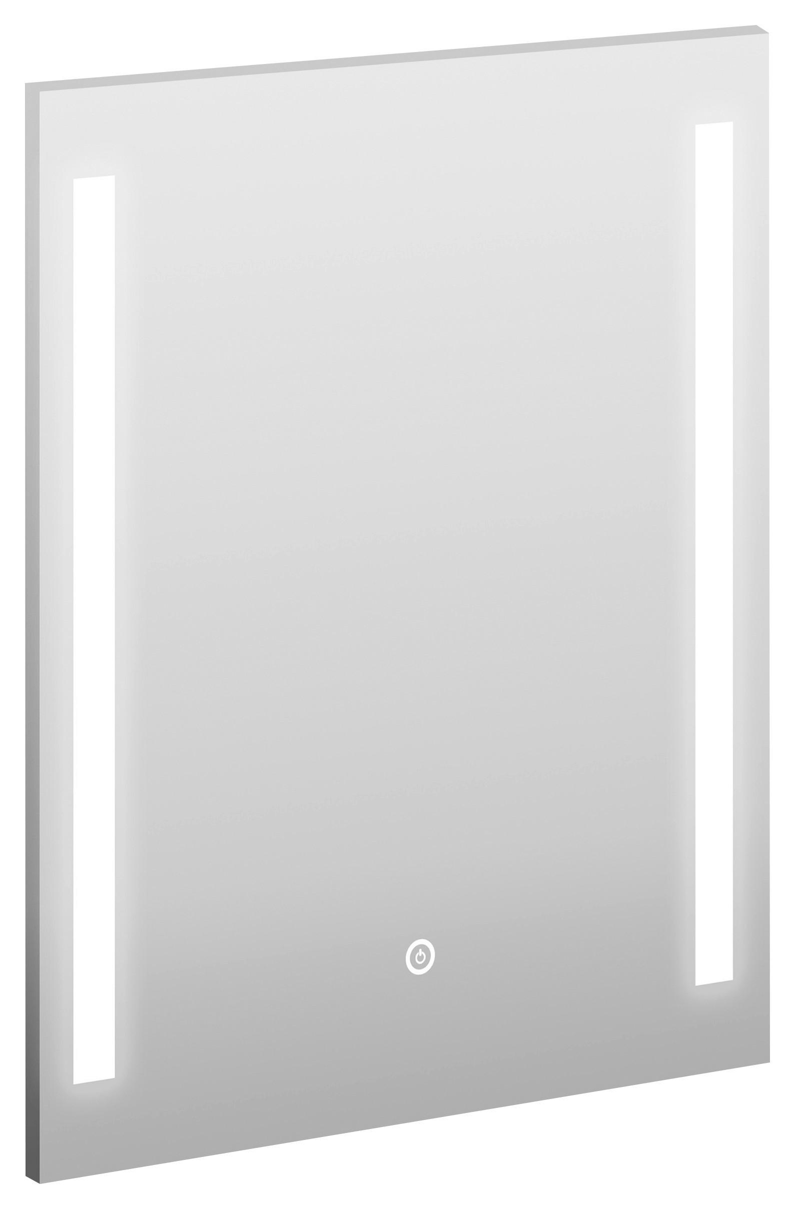 Leuchtspiegel Gina inkl. LED-Beleuchtung - MODERN, Glas (51/61cm) - Based