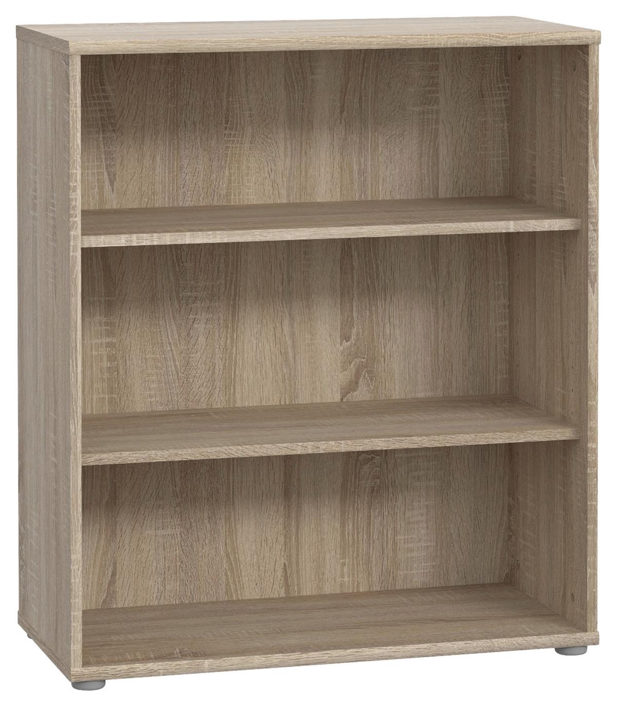 Regal Tempra 2, Barva Hrasta Sonoma - hrast sonoma, Basics, leseni material (74/86/35cm) - Mömax