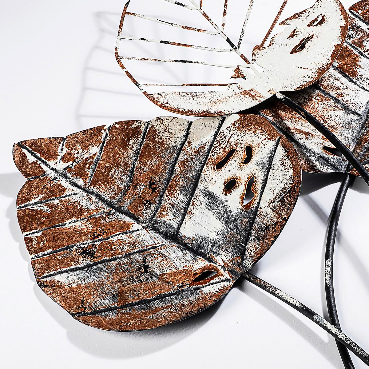 OBRAZ METALOWY FALL 1 - czarny/brązowy, Basics, metal (45/85cm)