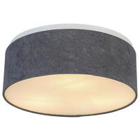 LAMPA SUFITOWA ELENORE - antracytowy, Trend, tworzywo sztuczne/metal (40/15cm) - Novel