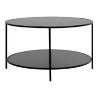 Couchtisch Vita Schwarz ca. 80x80x45 cm - Schwarz, Design, Holzwerkstoff (80/80/45cm) - MID.YOU