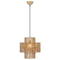 Pendelleuchte Soga max. 40 Watt - Hellbraun/Naturfarben, Basics, Naturmaterialien (40/40/41cm) - Markslöjd