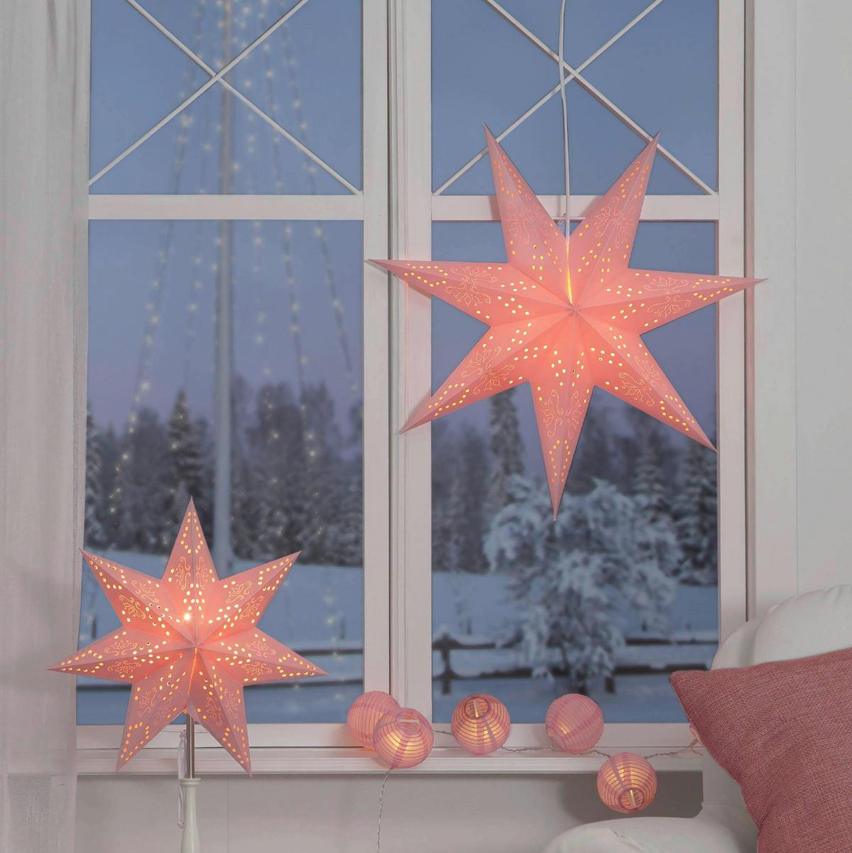 Led-dekoleuchte 236-30 - Weiss/Pink, Basics, Papier/Metall (54/16/54cm) - Eglo