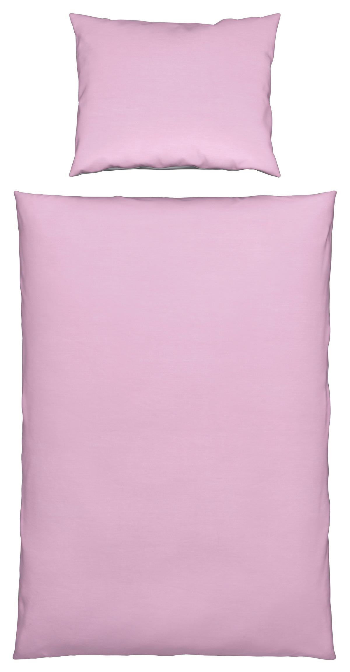 Ágyneműhuzat-garnitúra Annika - ezüstszínű/orgona, textil (140/200cm) - Modern Living